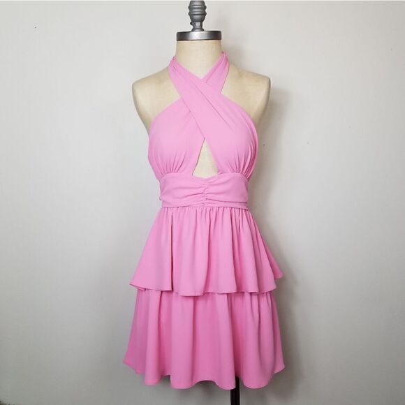 Amanda Uprichard Darby Dress in Pink size Small NWT - Picture 1 of 14